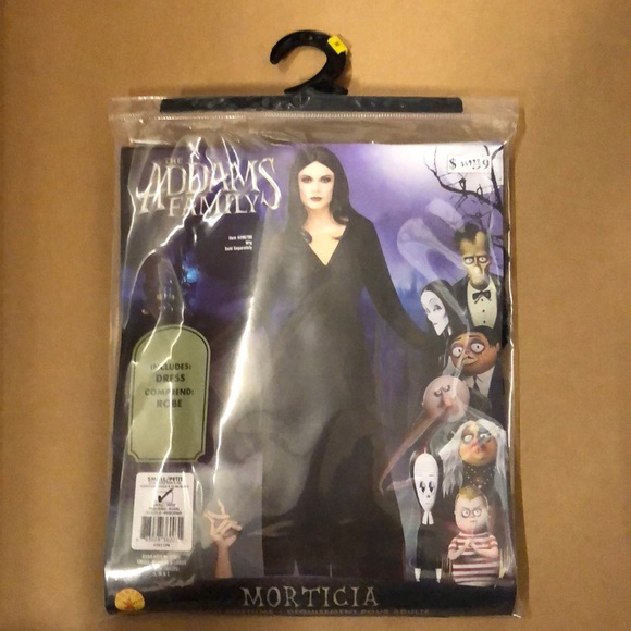 The Addams Family Morticia Adult Costume! New! - Picture 3 of 8